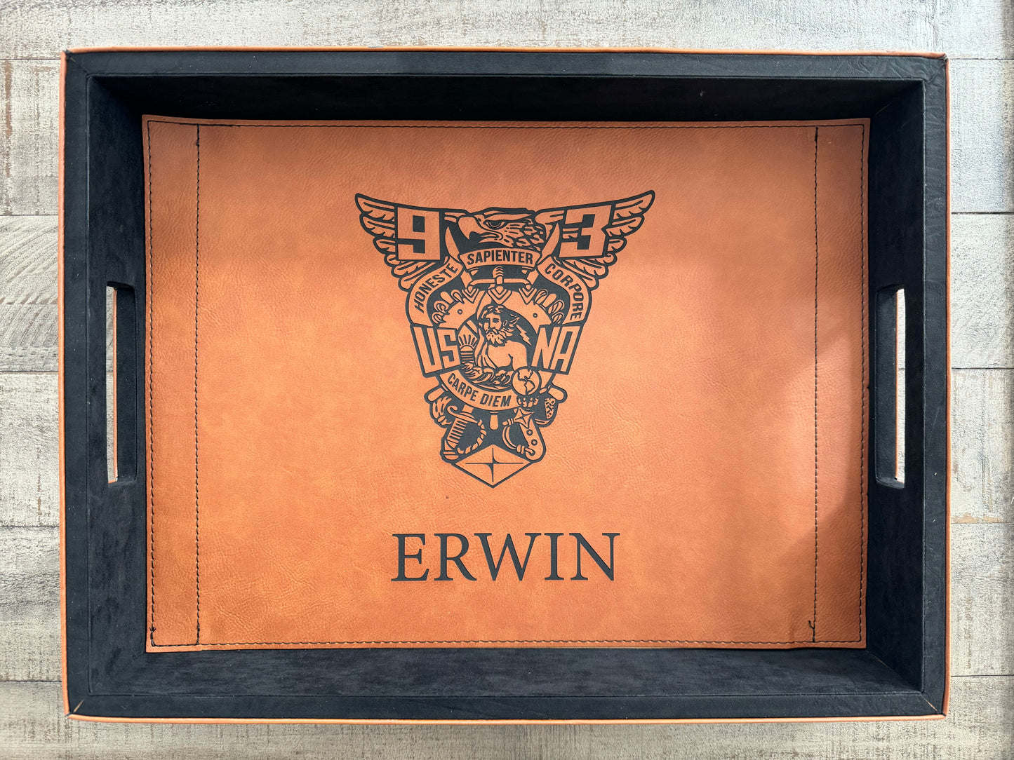 USNA 1993 Leatherette Tray