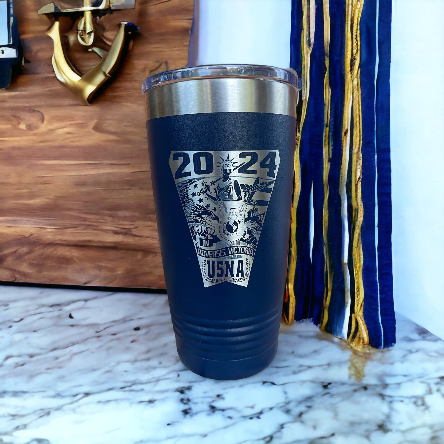 USNA Class Crest 20oz Tumbler