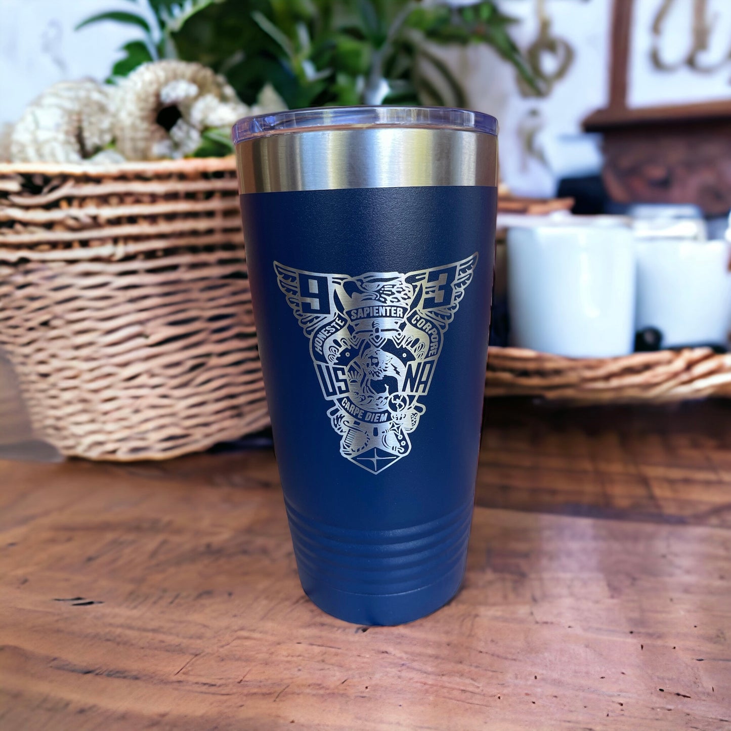 USNA 1993 Class Crest 20oz Tumbler