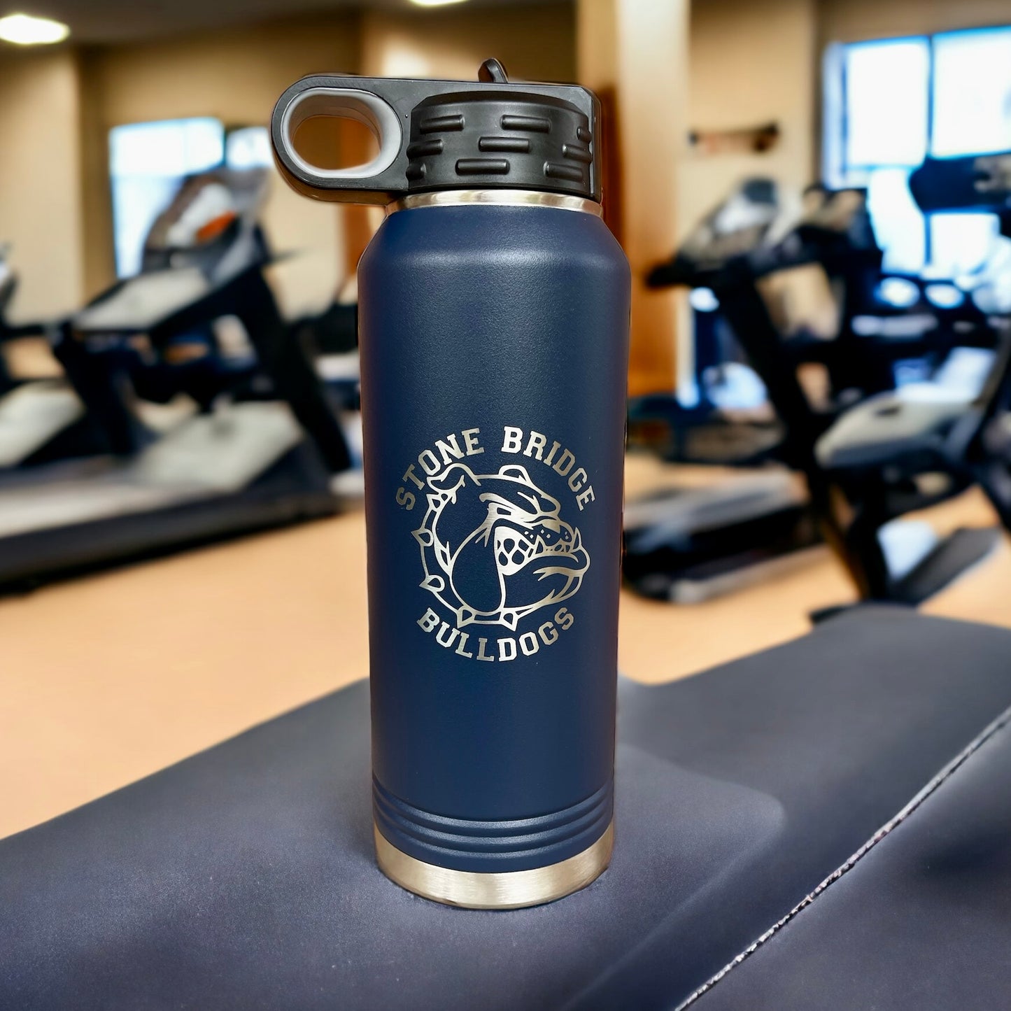 Stone Bridge Bulldogs 32oz Water Bottle