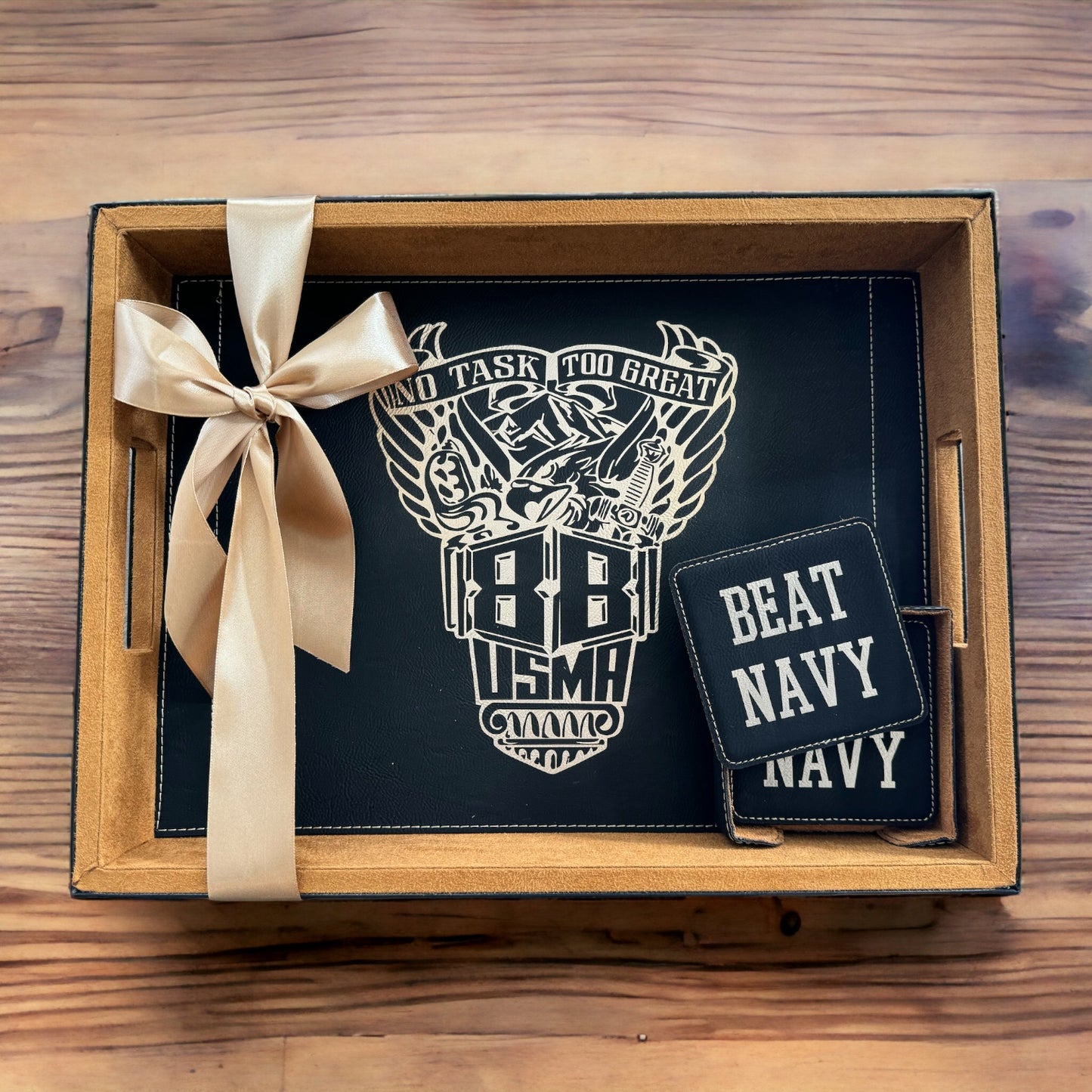 USMA 1988 Leatherette Tray/Coasters