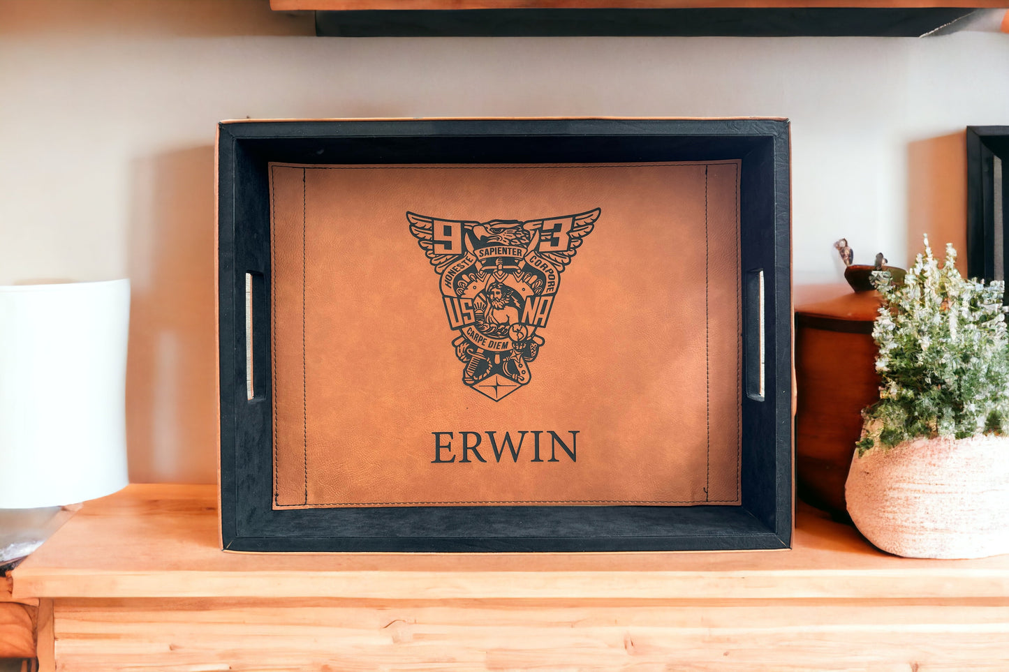 USNA 1993 Leatherette Tray