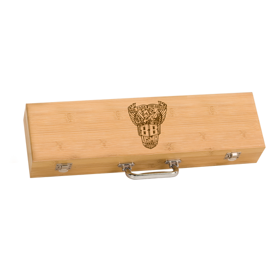 USMA 1988 Bamboo BBQ Set