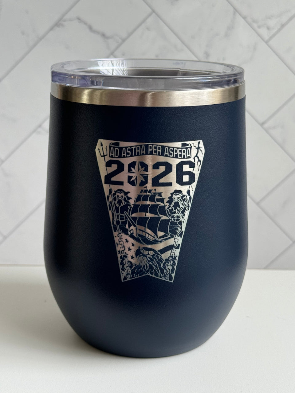 USNA Class 12oz Stemless