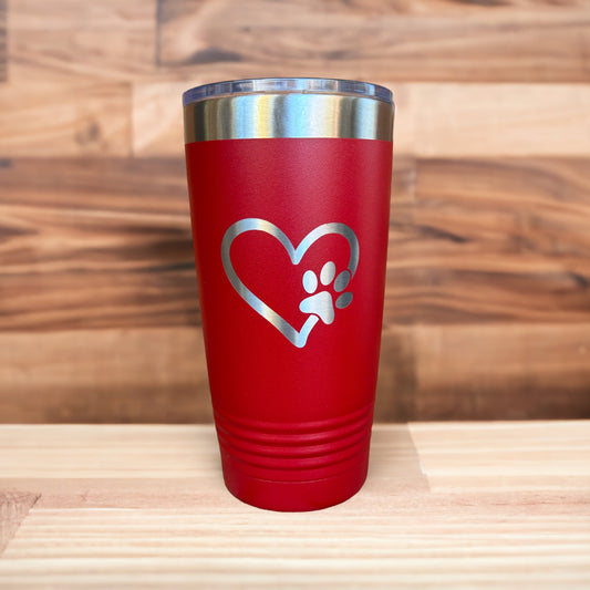 Heart & Paw Print - Personalize It!